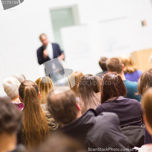 Image of Audience in the lecture hall.