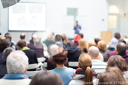 Image of Audience in the lecture hall.