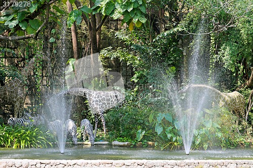 Image of small fountain