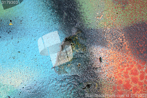 Image of classic grunge texture of aging painted wall