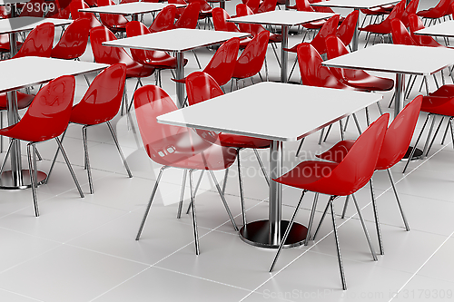 Image of Empty cafeteria