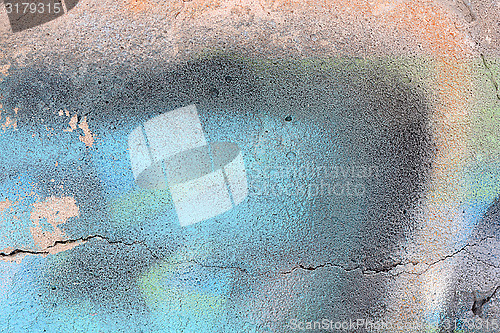 Image of classic grunge texture of aging painted wall