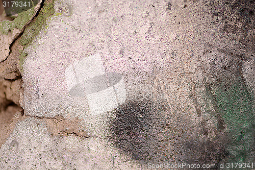 Image of classic grunge texture of aging painted wall