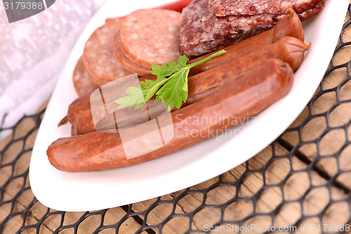 Image of slices of salame from tuscany