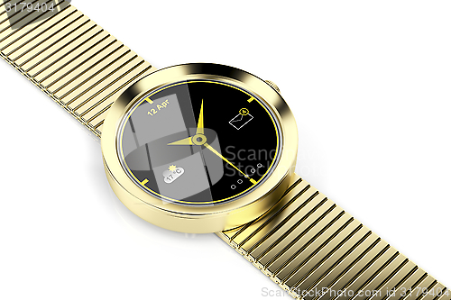 Image of Gold smart watch