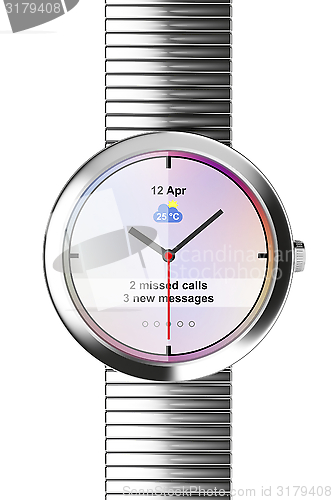Image of Silver Smart watch
