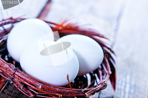 Image of chicken eggs