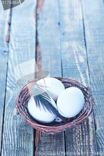 Image of chicken eggs