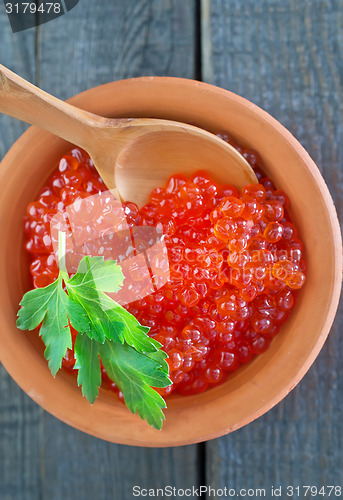 Image of red caviar