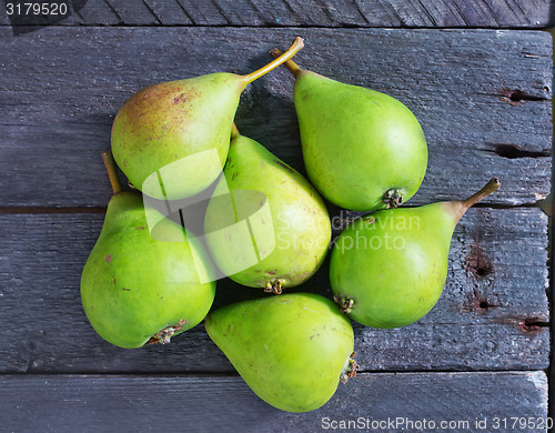 Image of green pears