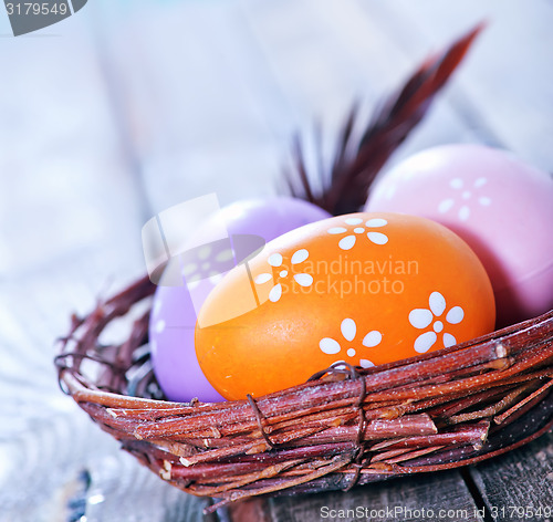 Image of easter eggs