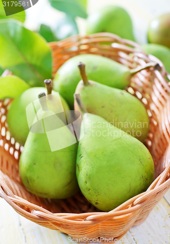Image of green pears