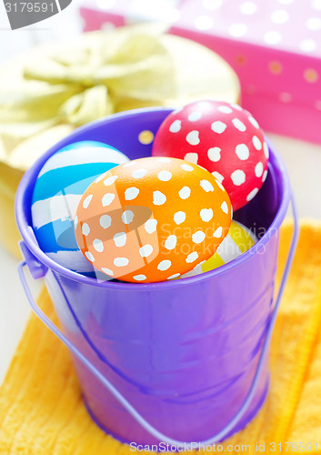 Image of easter eggs