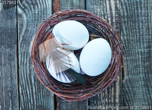 Image of chicken eggs