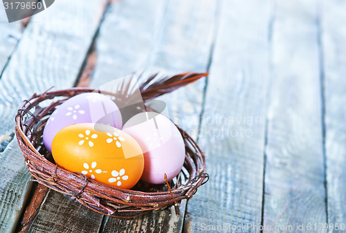 Image of easter eggs