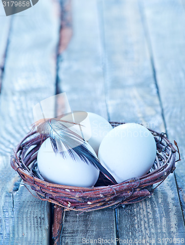 Image of chicken eggs