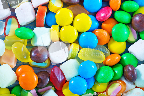 Image of color candy