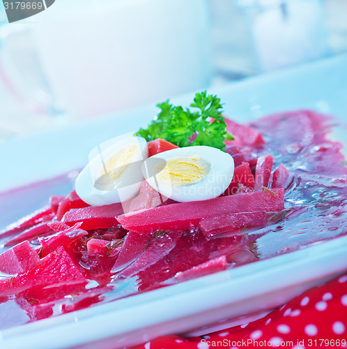 Image of beet soup