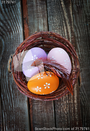 Image of easter eggs