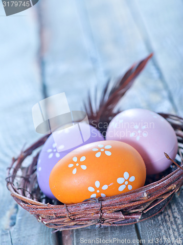 Image of easter eggs