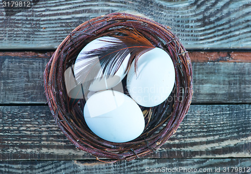 Image of chicken eggs