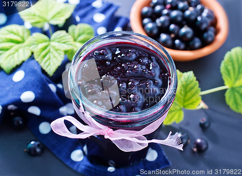 Image of jam from black currant