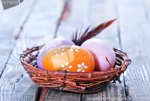 Image of easter eggs