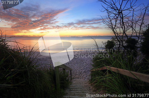 Image of Sunrise Nelson Beach Jervis Bay Australia