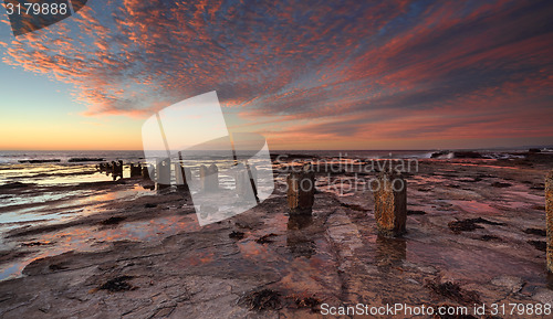 Image of Sunrise over Coledale rockshelf