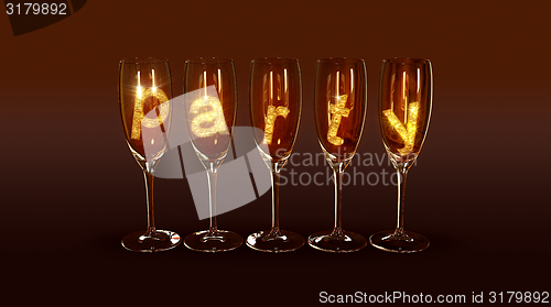 Image of A few glasses with the text "party"