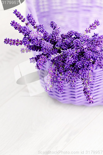 Image of basket of lavende