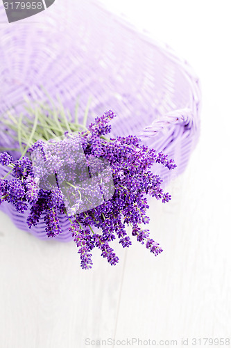 Image of basket of lavende