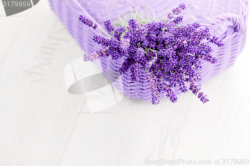 Image of basket of lavende