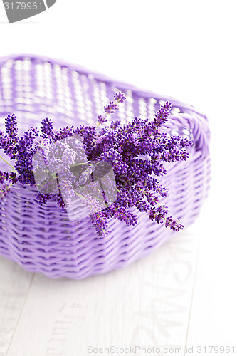 Image of basket of lavende