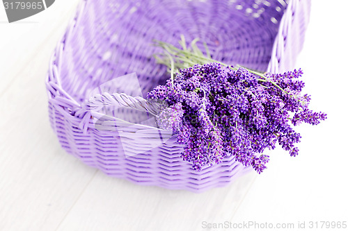 Image of basket of lavende