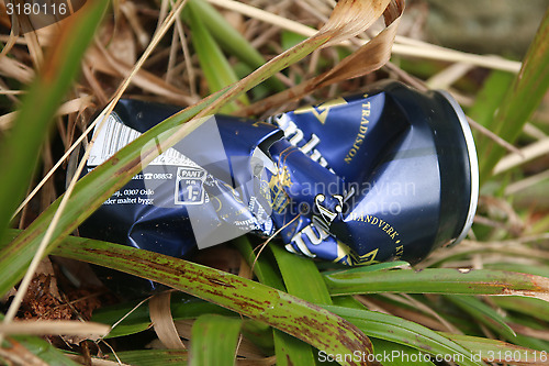 Image of Crushed Beer Can