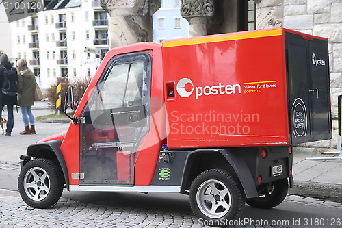 Image of Norwegian Postal Car