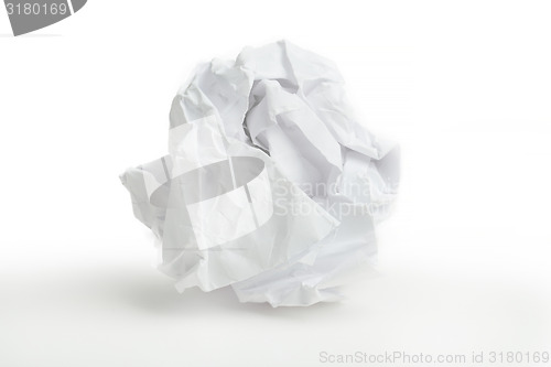 Image of close-up of crumpled paper ball