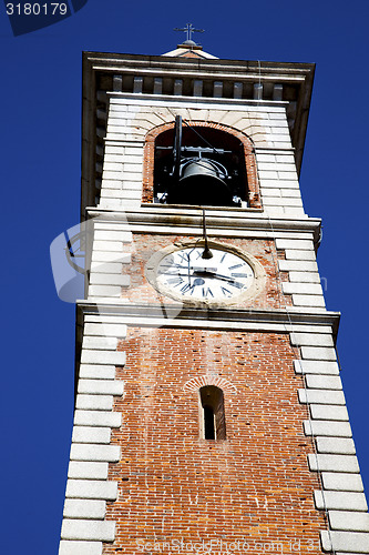 Image of somma lombardo old abstract in  italy   the   wall  and  l sunny