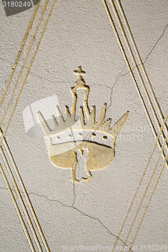 Image of    brick in the   centre   of crugnola varese 