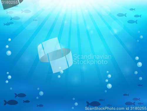 Image of Ocean underwater theme background 2