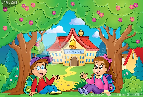 Image of School children thematic image 2
