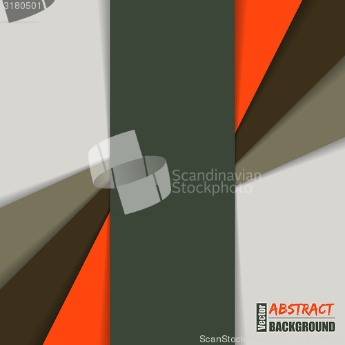 Image of Abstract brochure with shadow stripes