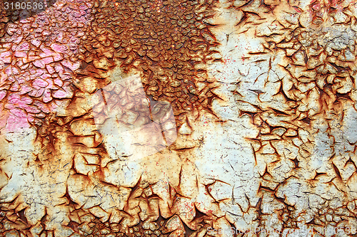 Image of rust texture on metal