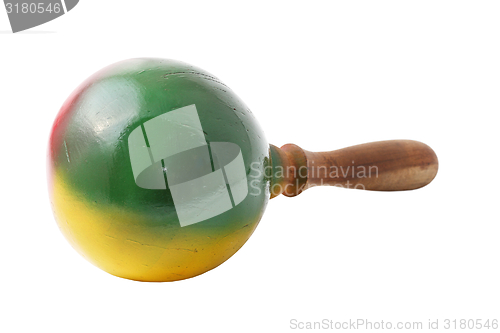 Image of isolated colorful maracas