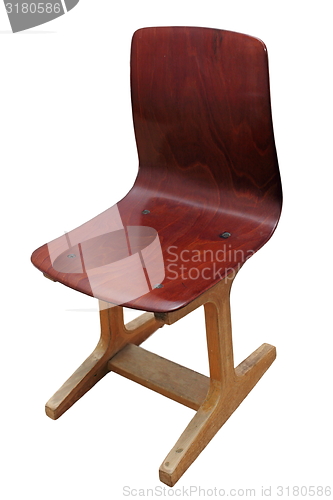 Image of old small wooden chair