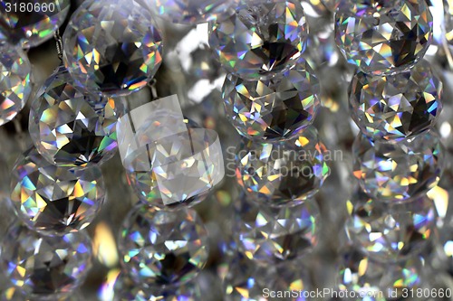 Image of glass crystals background