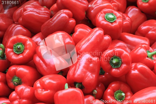 Image of red pepper bells background