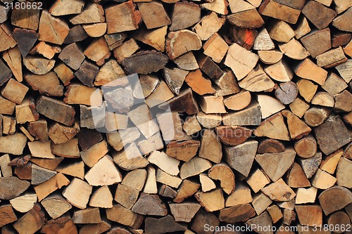 Image of firewood background