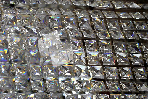 Image of glass crystals background